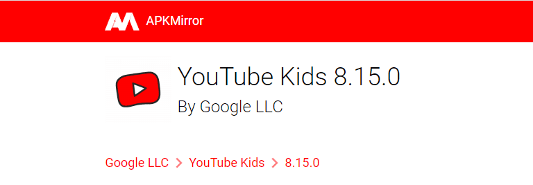 APK Mirror example