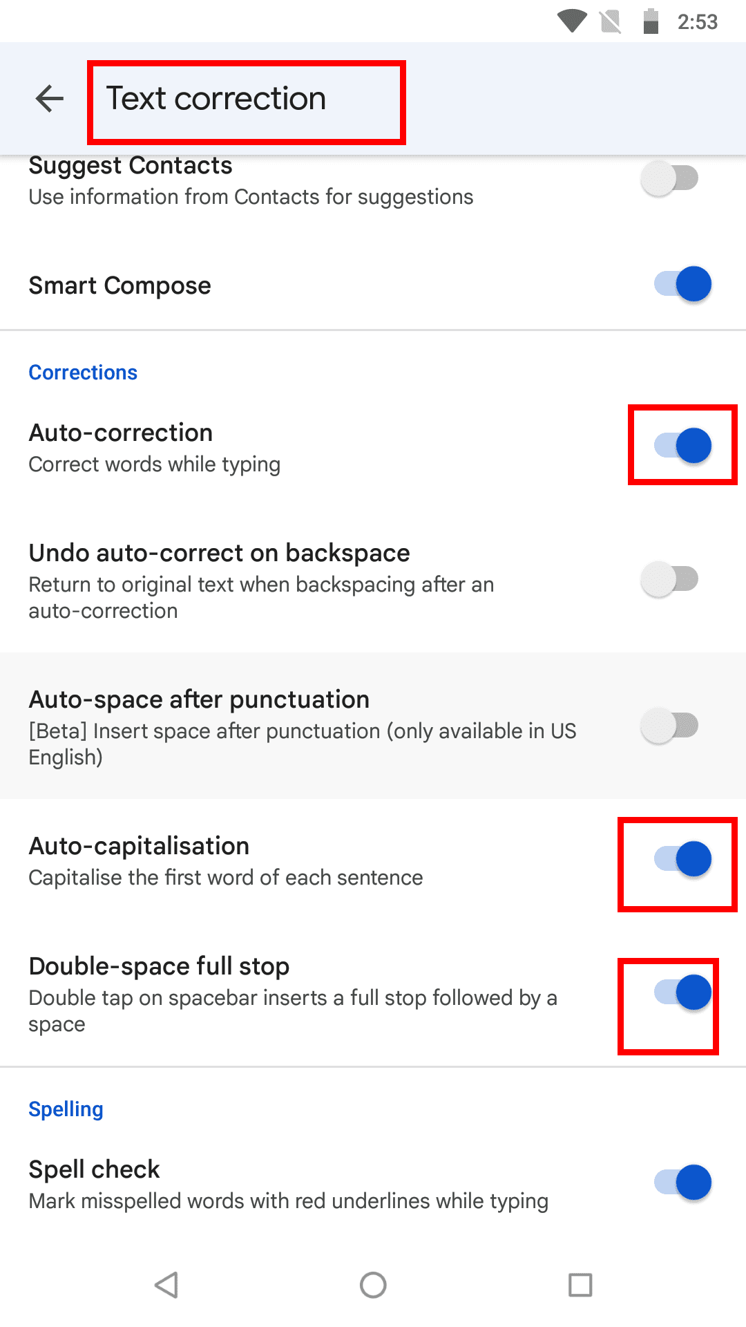 Learn How to Turn Off Auto-Correct on Android 8 Settings
