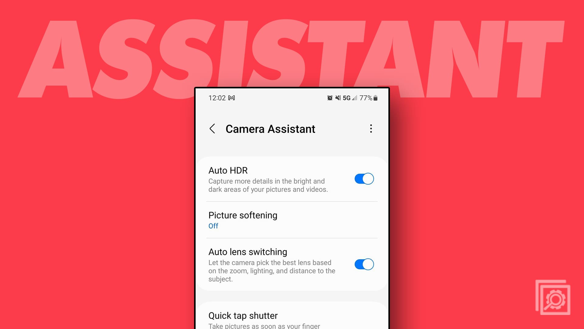 Camera Assistant Header