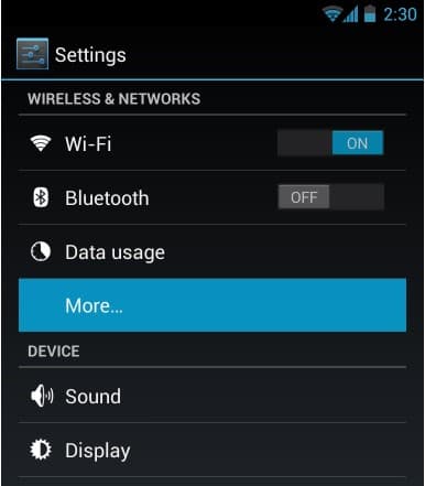 • Enable NFC and Android Beam