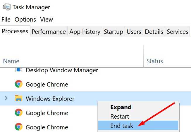 disable windows explorer