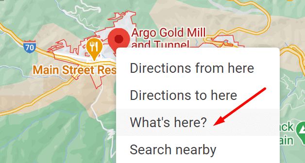 what's here google maps