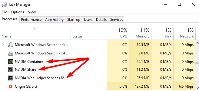 end task nvidia task manager