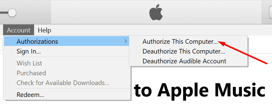 itunes authorize computer
