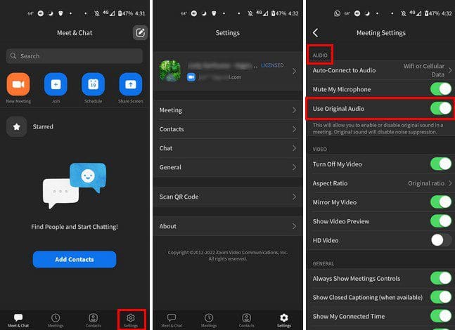 Improve Zoom Audio