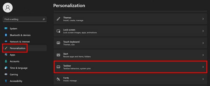 Windows 11 Personalization