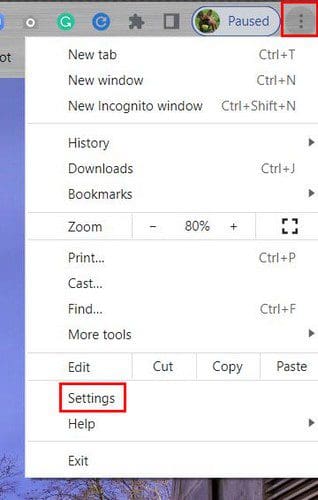 Chrome Settings