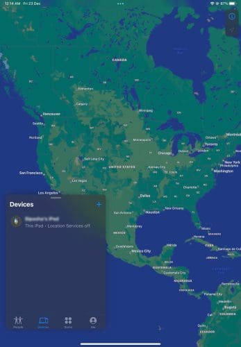 Find My app on your iPad or iPhone