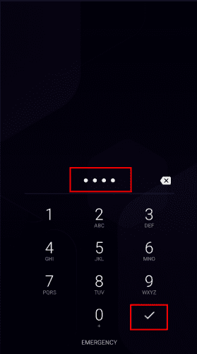Google Find My Device Unlock using screen lock enter pin