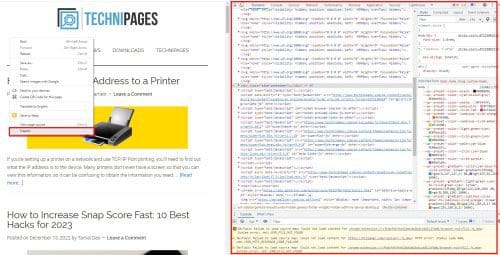How to Inspect Elements on Windows Chrome Browser