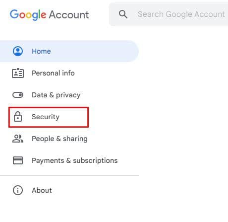 Log in to your Google Account