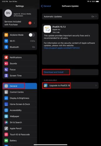iPad Keeps Shutting Down - Update iPadOS