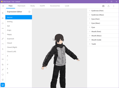 How to Make a VTuber Avatar for Free in VRoid Studio avatar editor