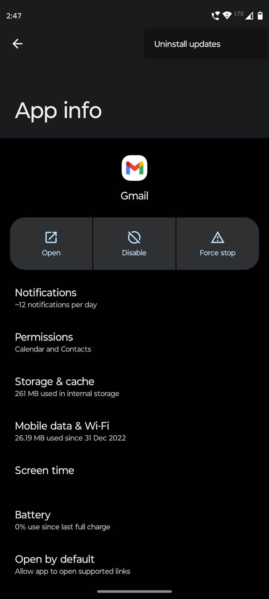 How to perform uninstall app updates to fix Android apps not working