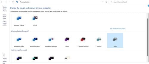Personalization Run Box Windows 11