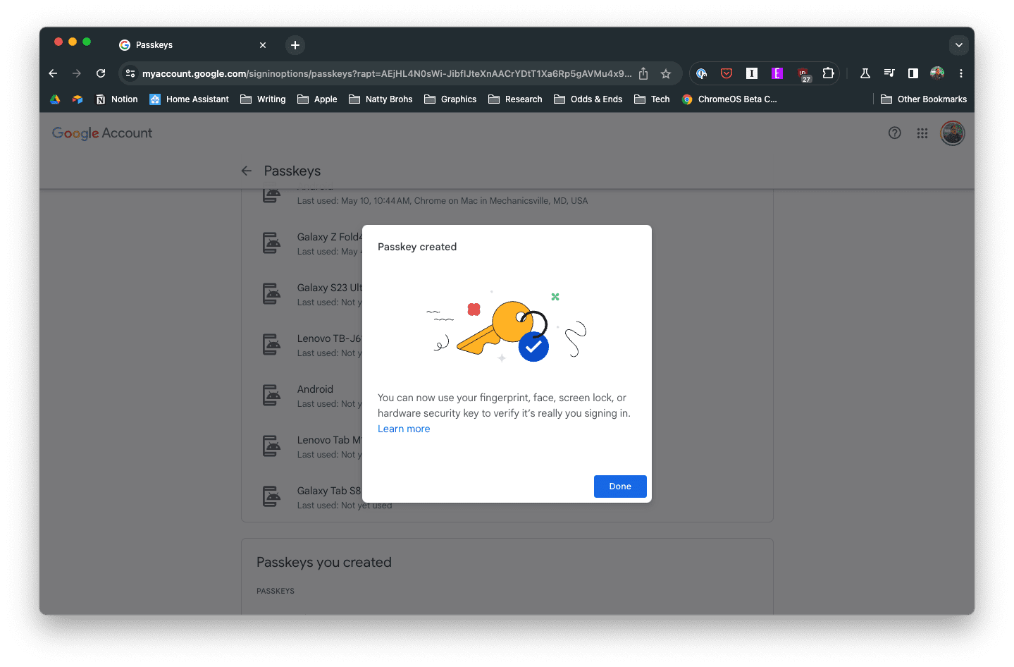 How to Set up and Use a Passkey for Your Google Account - 2