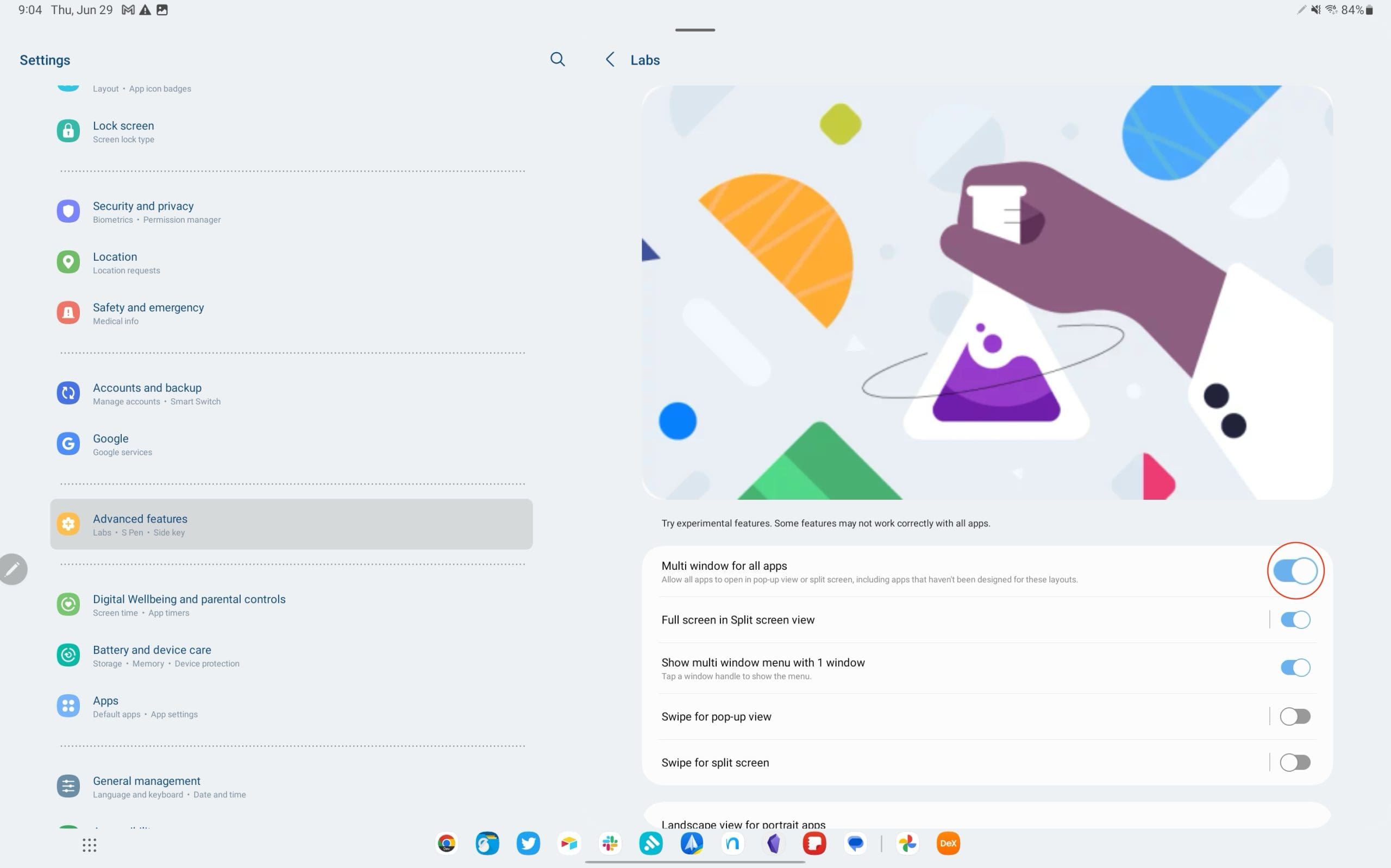 Enable Multi-Window for All Apps - 2
