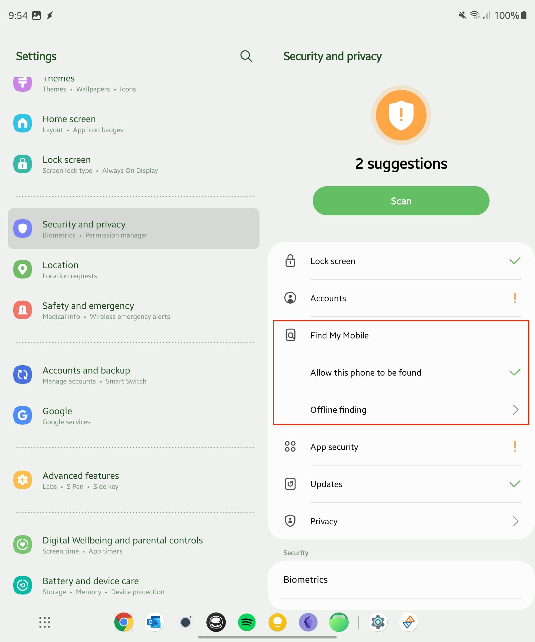 How to Find Your Lost Samsung Phone - Enable Samsung Find My - 3